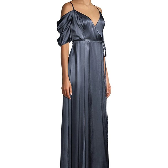 Fame and Partners The Mavis Cold-Shoulder Prom Dress Evening Gown - Picture 2 of 8